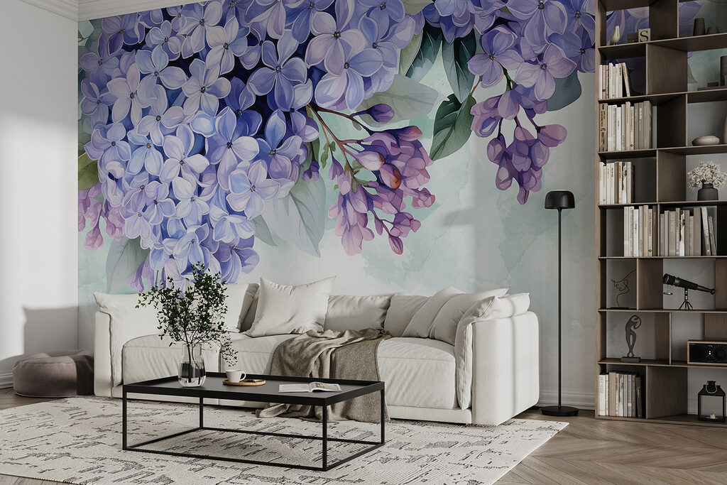 Bunch of purple flowers Bunch of purple flowers