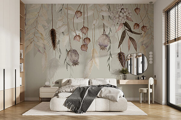 Wall murals Wall murals Close up of flowers (SKU: w08230)