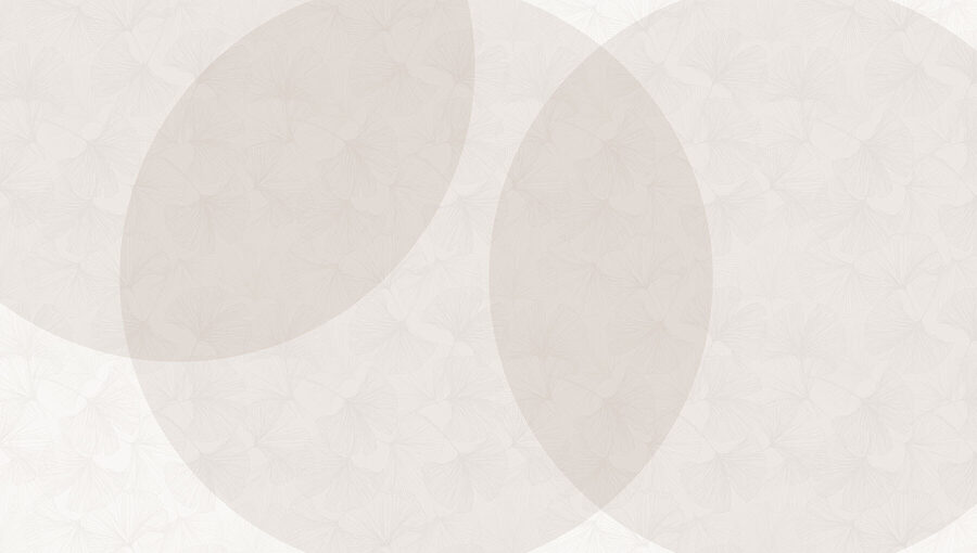 Wall murals White and grey background with circles - Image 3