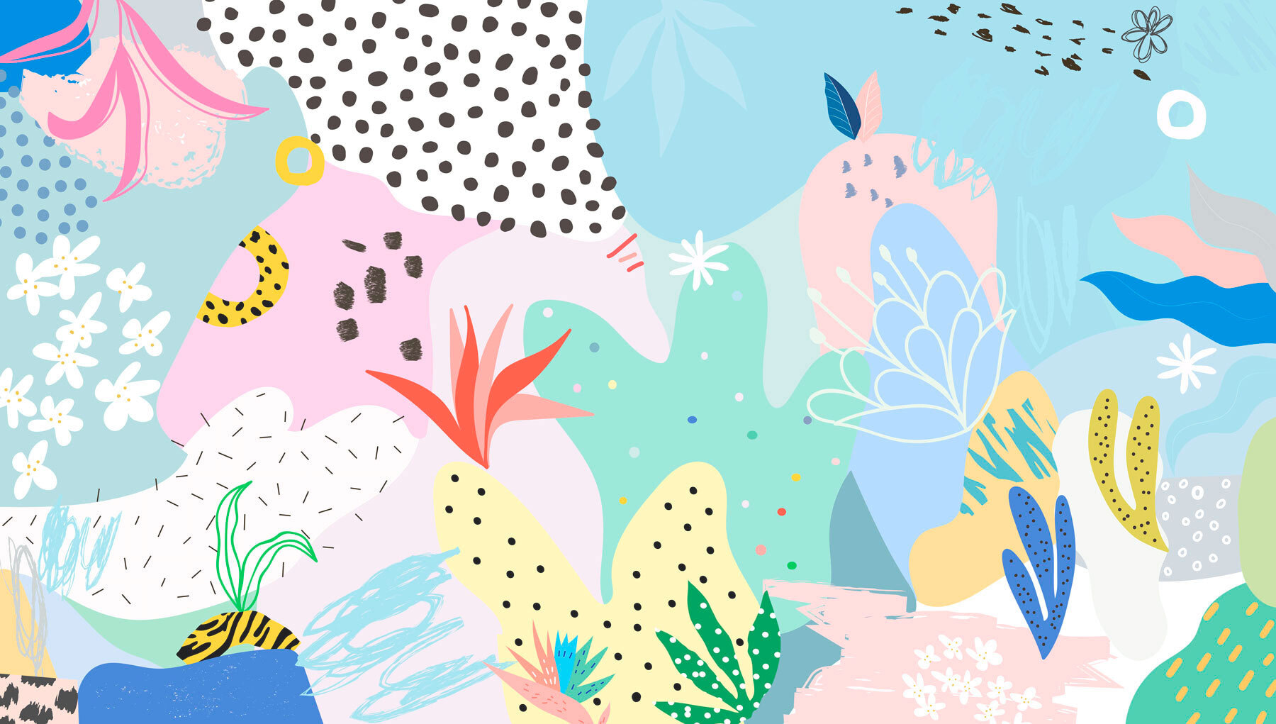 Colorful pattern with different shapes and colors Colorful pattern with different shapes and colors