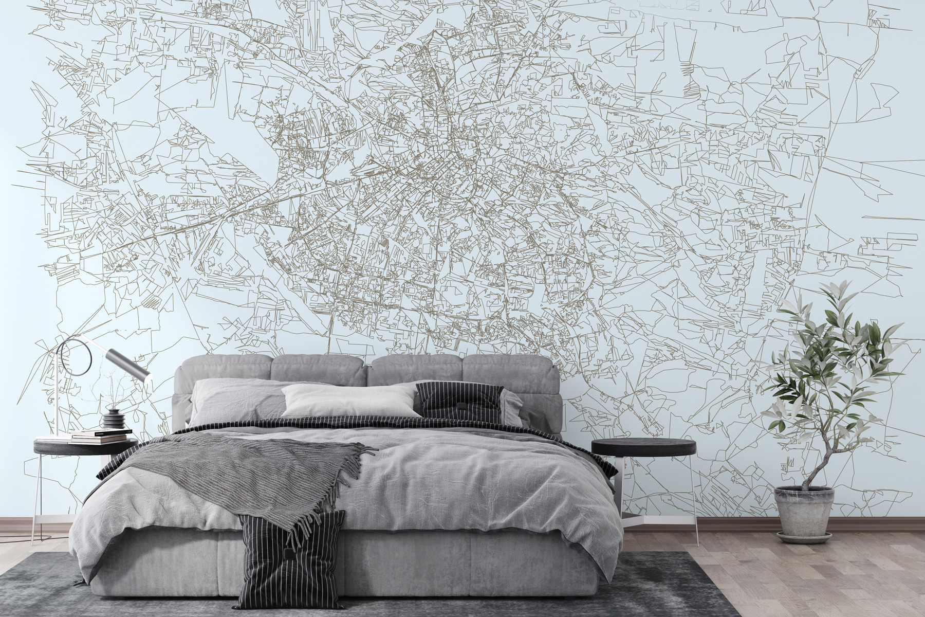 Map of a city Map of a city