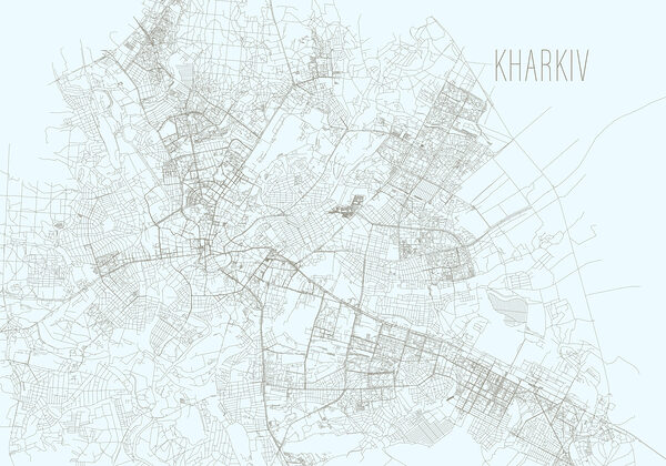 Map of a city Map of a city