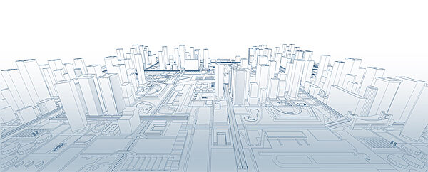 Blueprint of a city Blueprint of a city