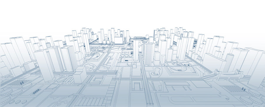 Blueprint of a city Blueprint of a city