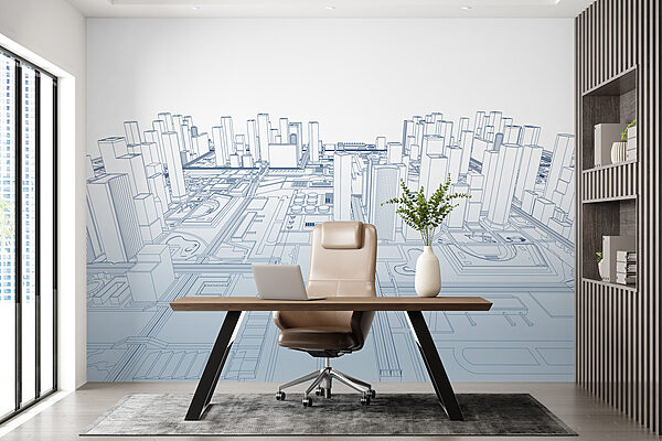 Blueprint of a city Blueprint of a city