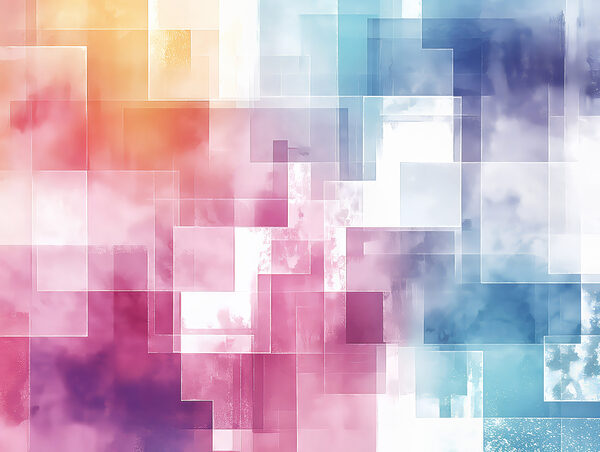 Colorful squares in different colors