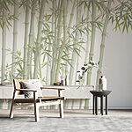 Wall murals Group of bamboo stems