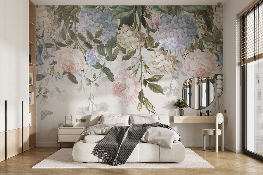Wall murals Close up of flowers