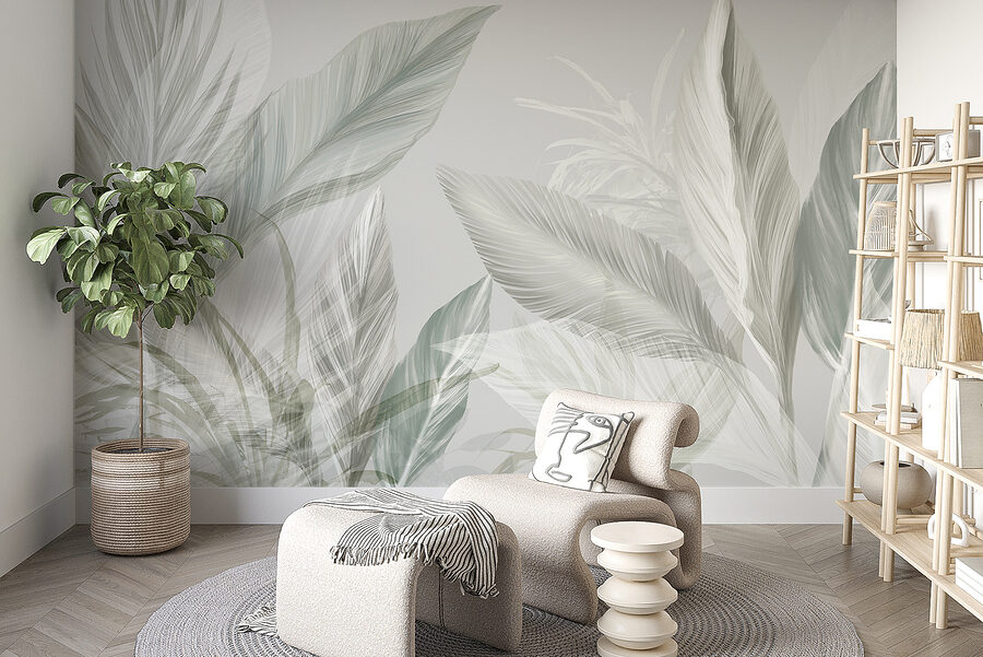 Wall murals Close up of leaves - Image 6