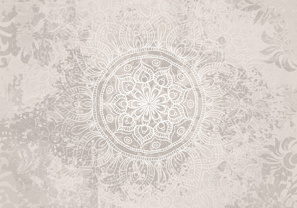 White and gray mandala White and gray mandala