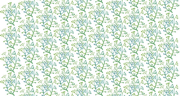 Pattern of green and blue branches Pattern of green and blue branches
