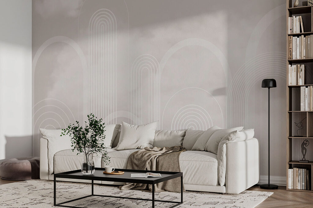 White lines on a gray background White lines on a gray background