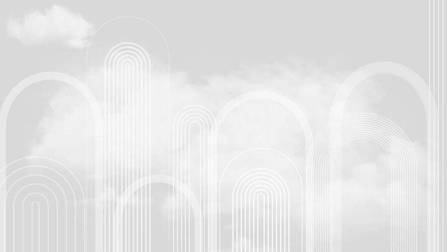 White and gray sky with white lines