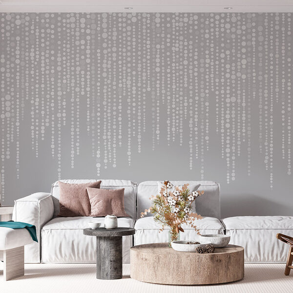 Grey and white background with dots Grey and white background with dots