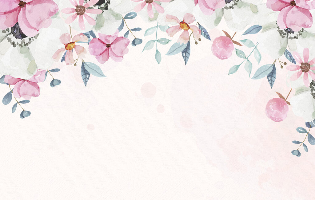 Watercolor painting of flowers Watercolor painting of flowers