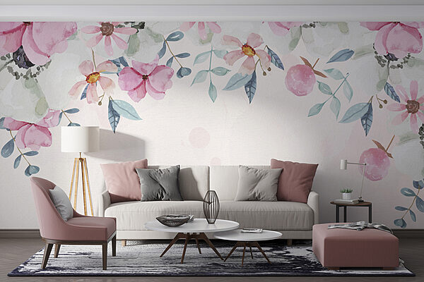 Watercolor painting of flowers Watercolor painting of flowers