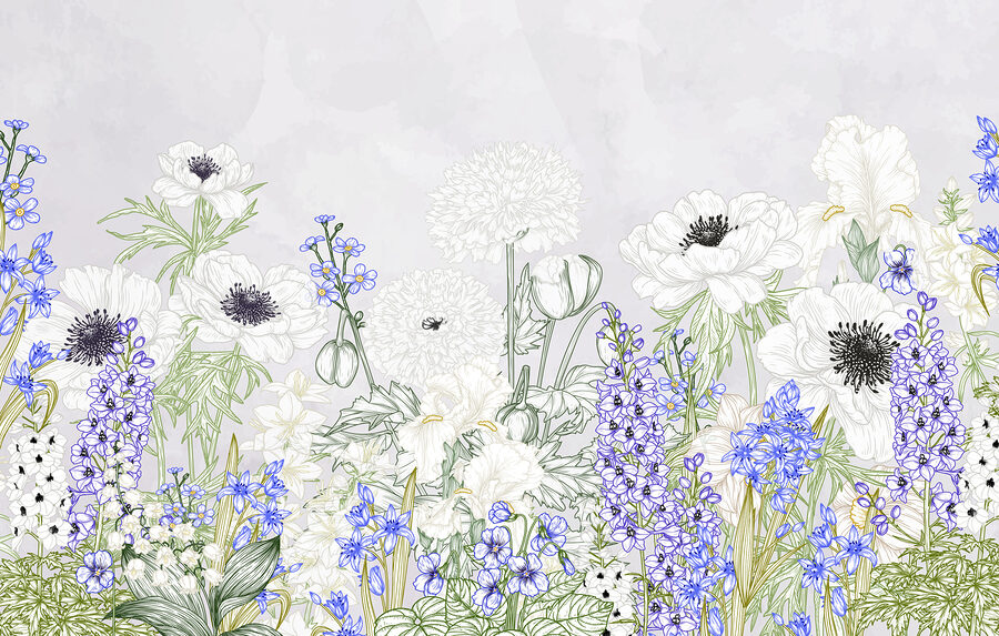Wall murals Close up of flowers - Image 3