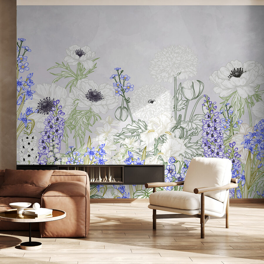 Wall murals Close up of flowers - Image 2