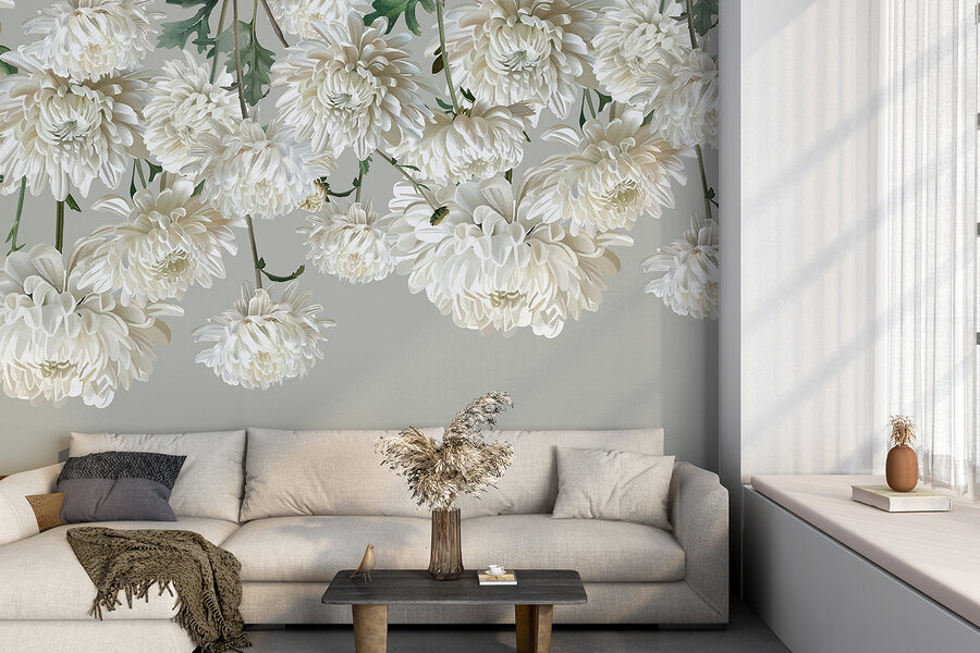 Group of white flowers