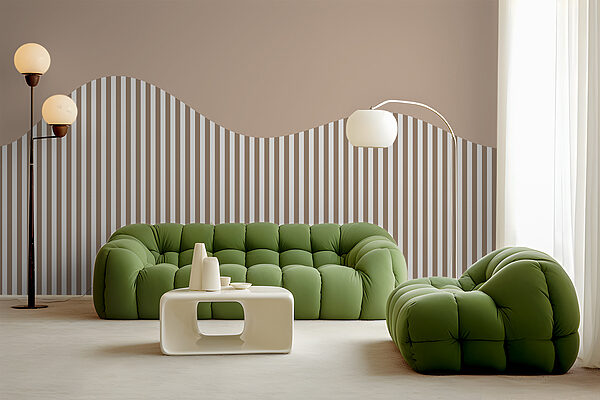 Brown and white striped background Brown and white striped background