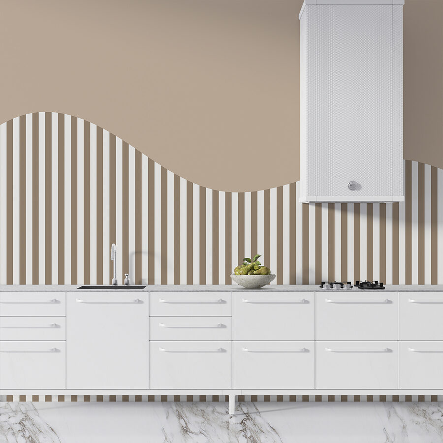 Brown and white striped background Brown and white striped background