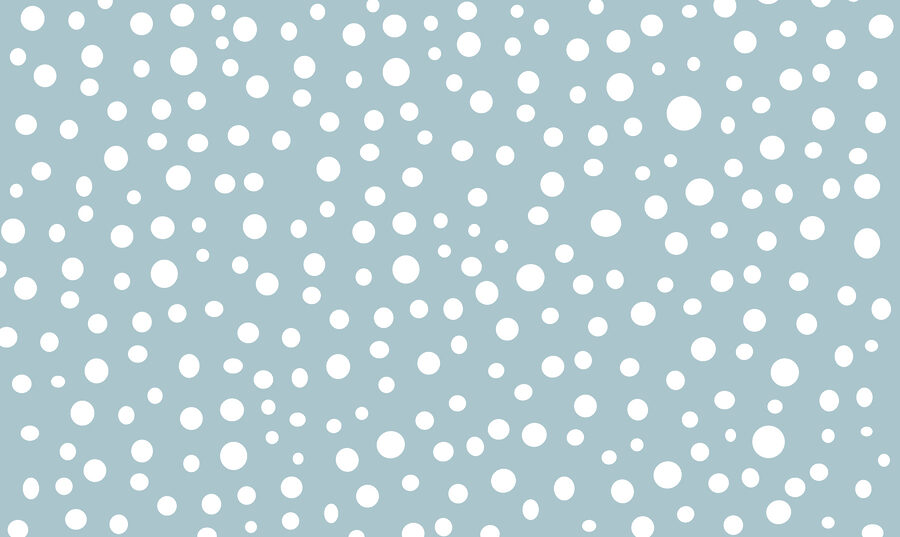Blue and white polka dot pattern