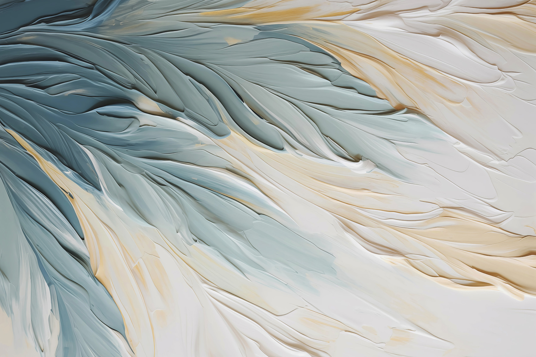 Close up of a painting