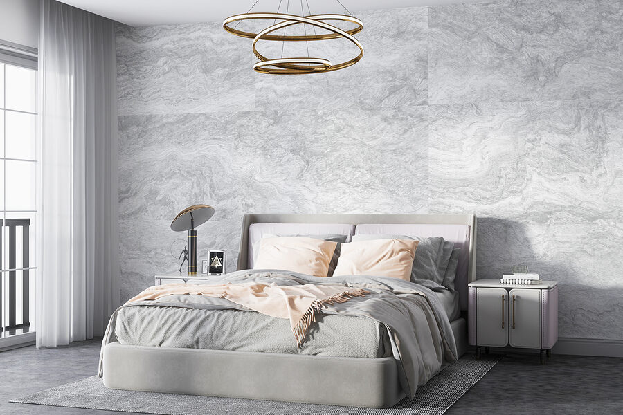 Wall murals Elegant gray marble texture background.