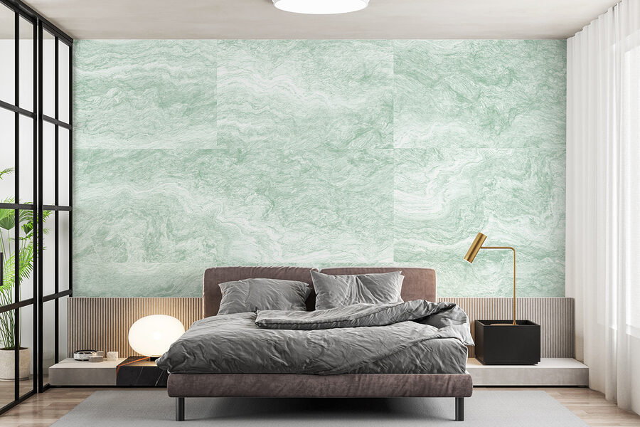 Wall murals Close up of a tile