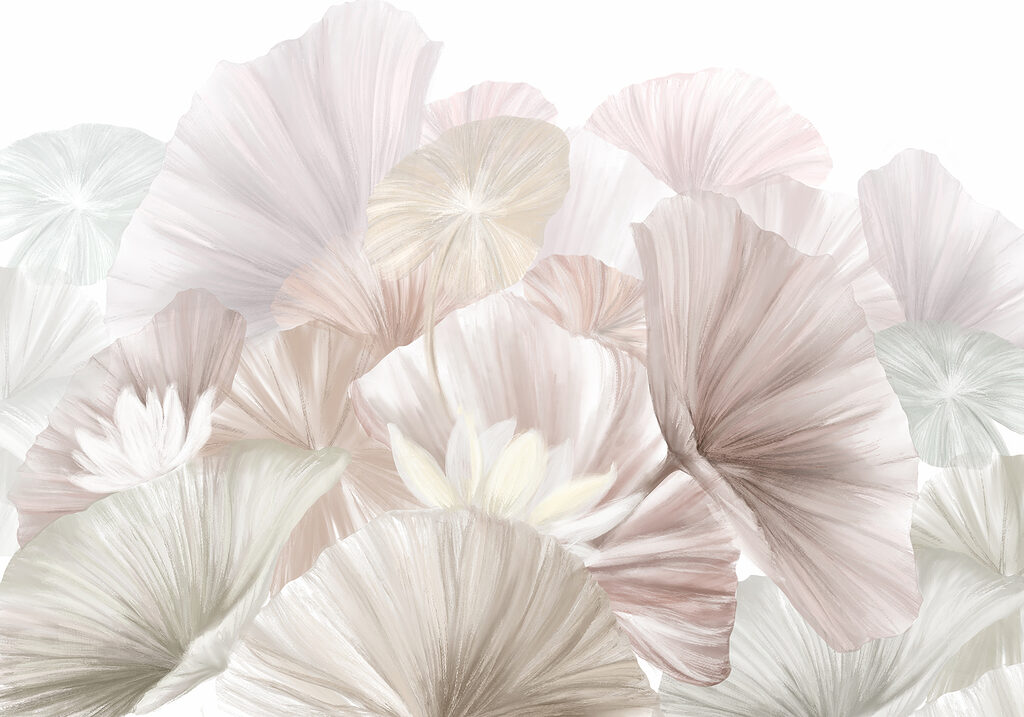 Group of white and pink flowers Group of white and pink flowers