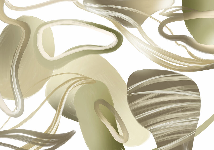 Close up of a painting