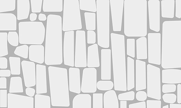 White rectangular shapes on a gray background White rectangular shapes on a gray background