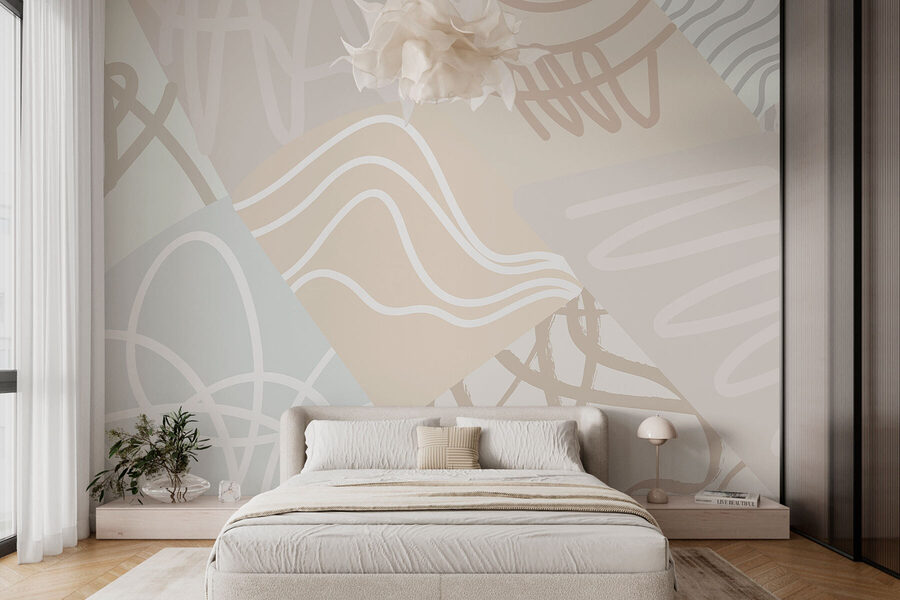 Pattern of lines and shapes