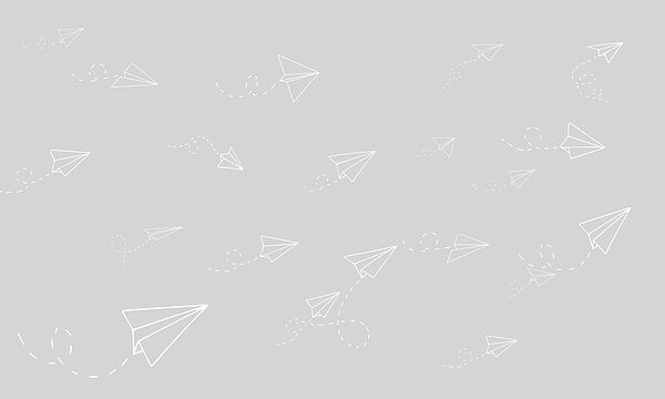 Group of paper planes Group of paper planes