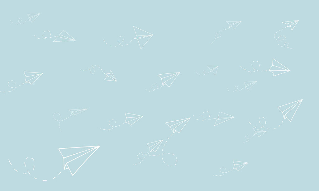 Group of paper planes Group of paper planes