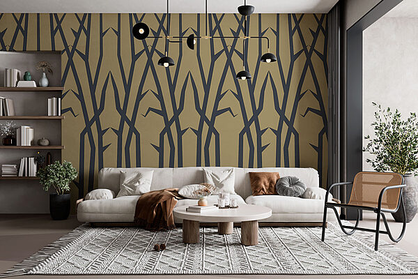 Pattern of thin branches Pattern of thin branches