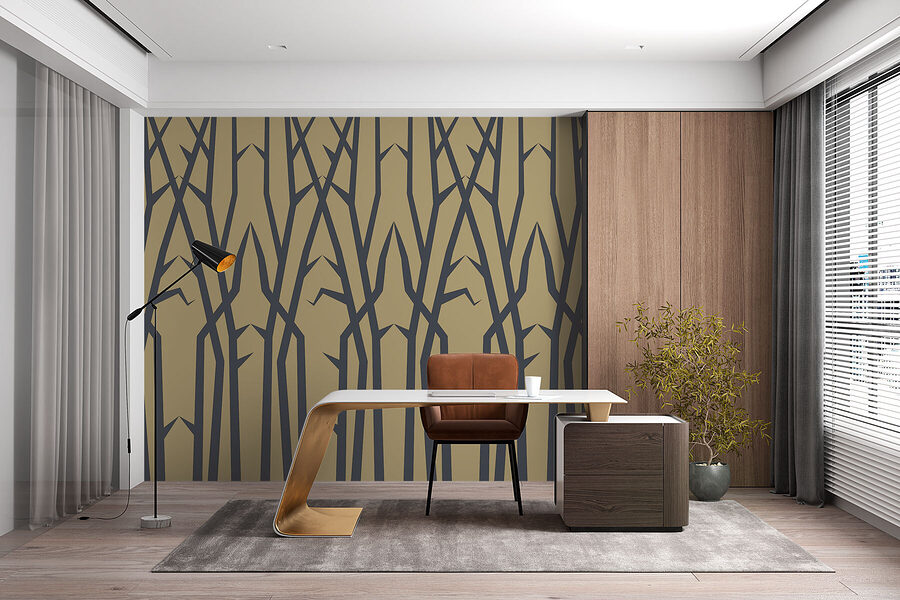 Pattern of thin branches Pattern of thin branches