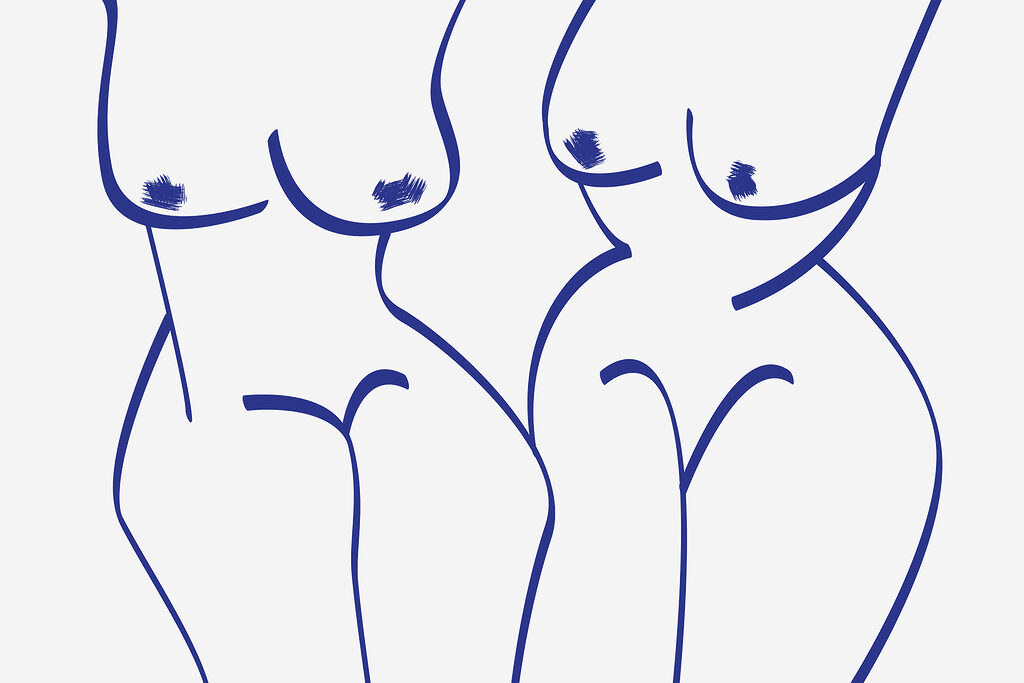 Group of women’s body Group of women’s body