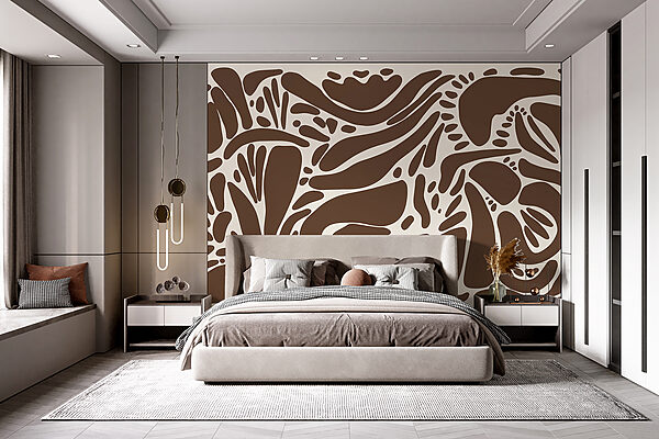 Brown and white pattern Brown and white pattern