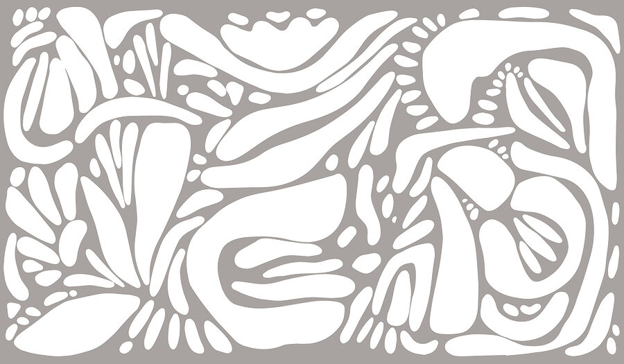 White and gray pattern
