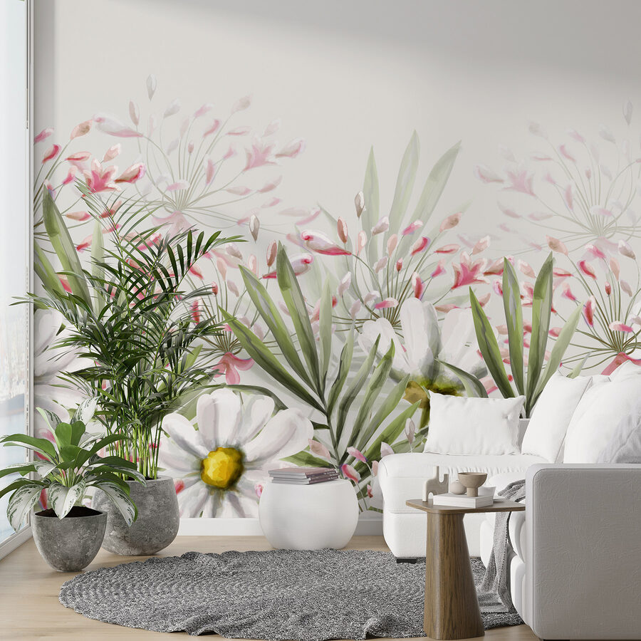Wall murals Close up of flowers