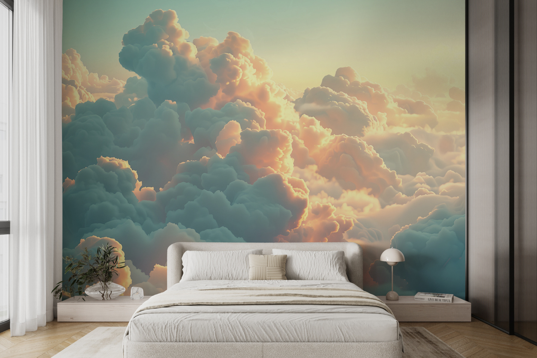 Large group of clouds