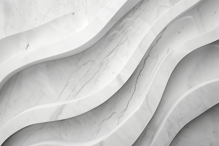 White marble wall with lines
