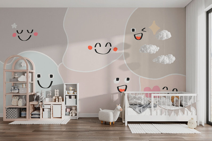 Group of cartoon faces