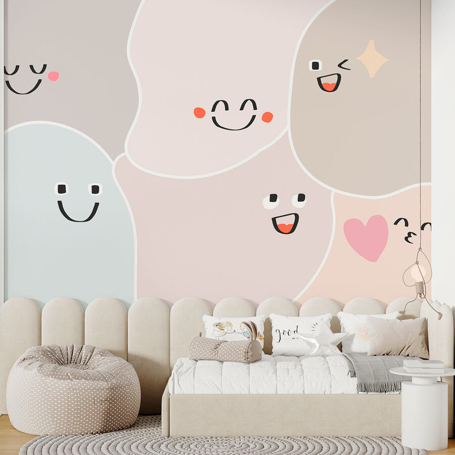 Group of cartoon faces