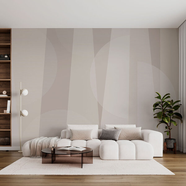 Grey and white background with circles and lines Grey and white background with circles and lines