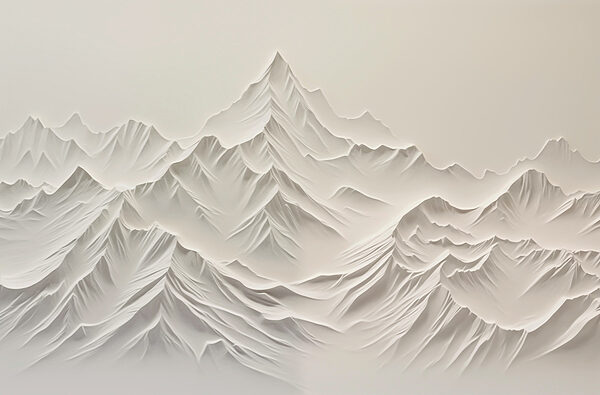 White mountain range with snow White mountain range with snow