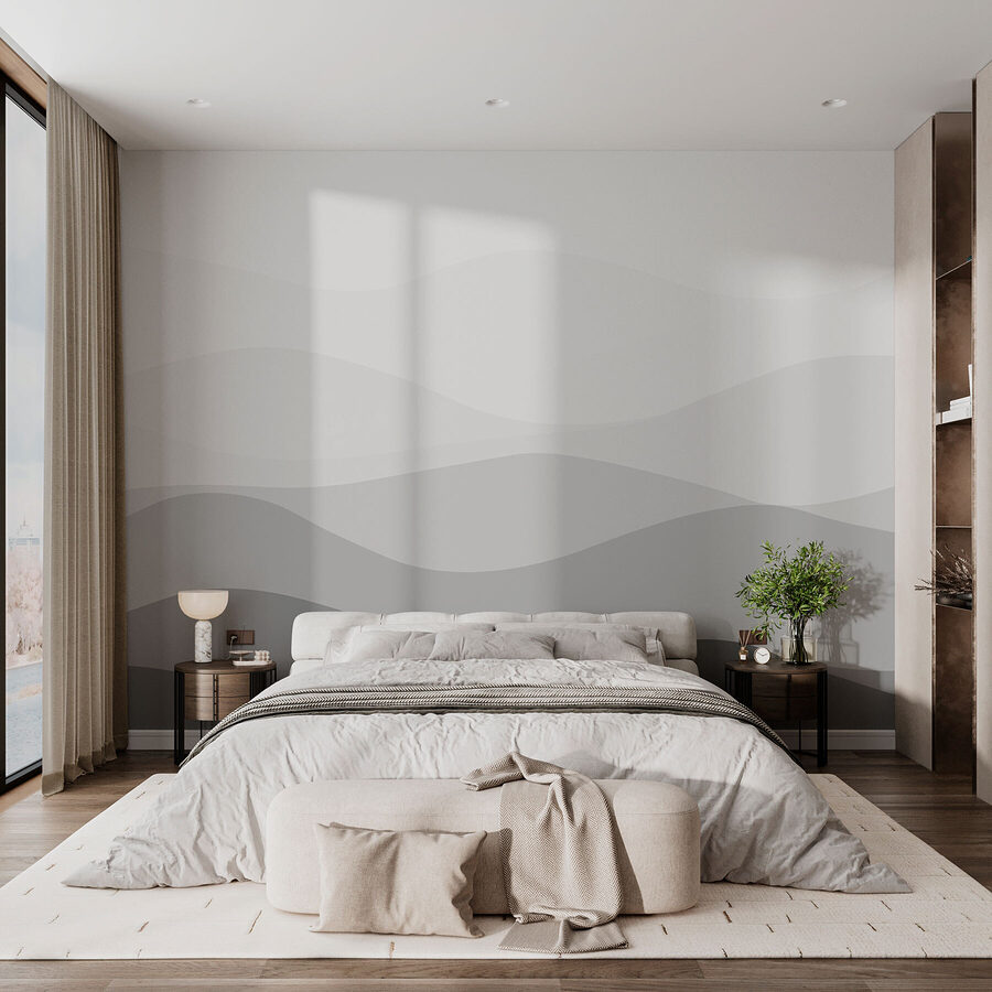 Grey and white background
