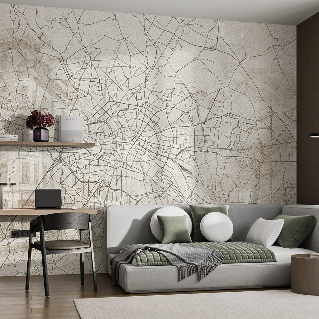 Map of a city Map of a city