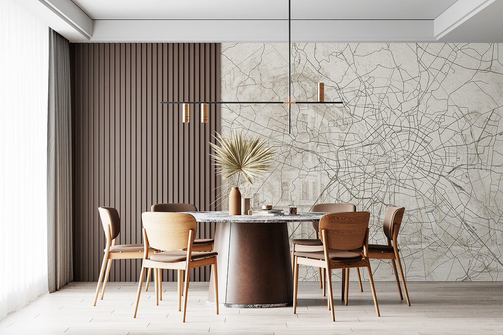 Map of a city Map of a city